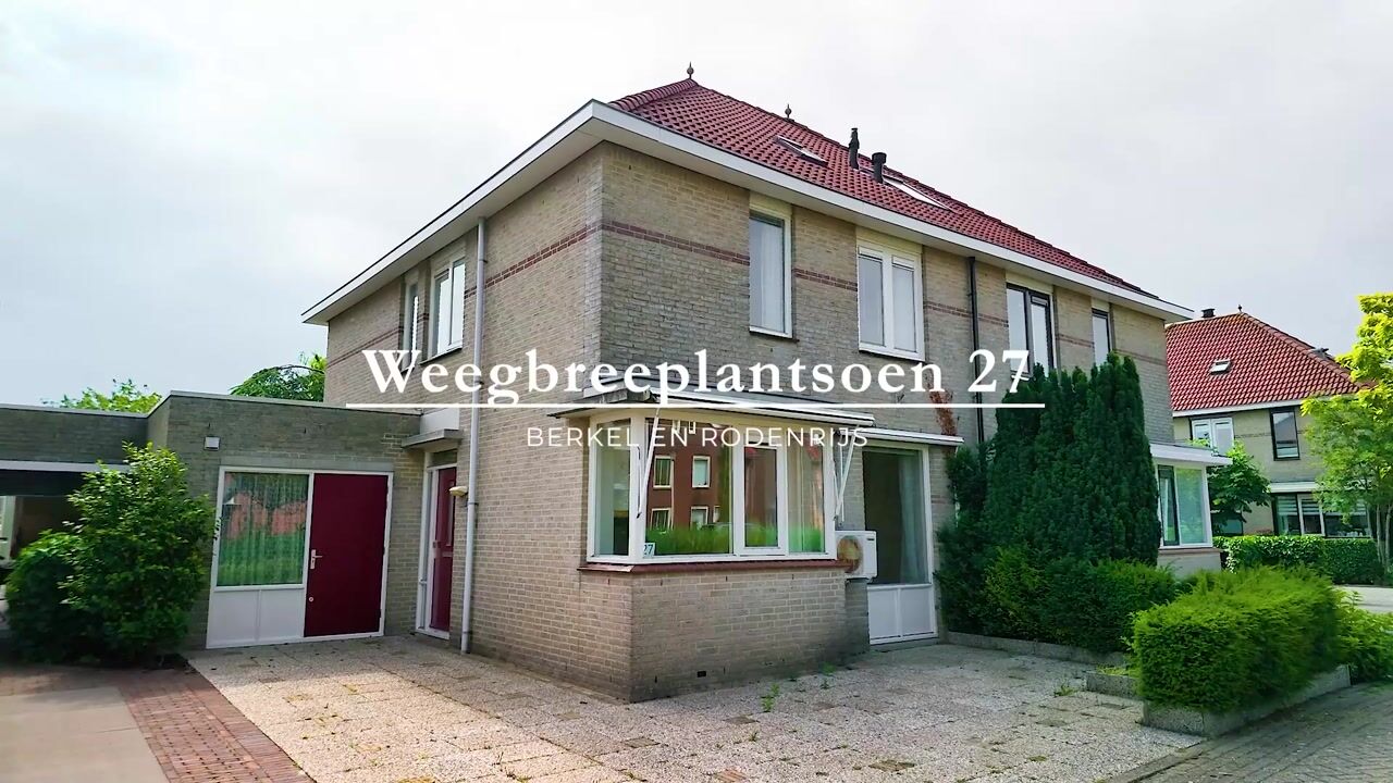 Video of Weegbreeplantsoen 27