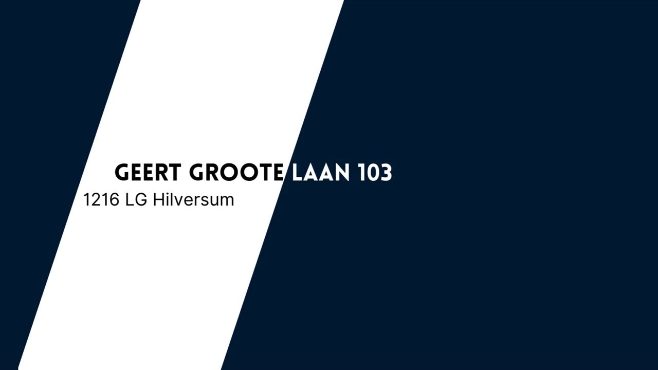 Video van Geert Grootelaan 103