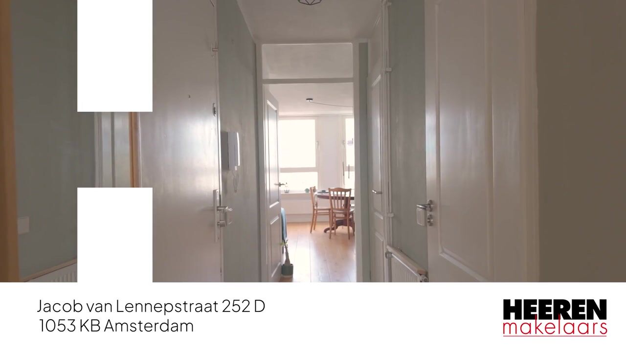 Video van Jacob van Lennepstraat 252-D