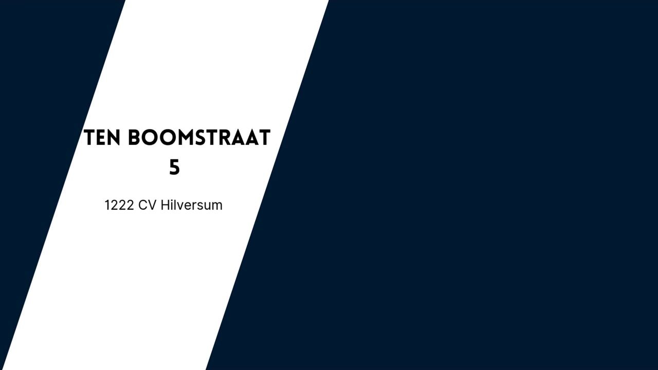Video van Ten Boomstraat 5