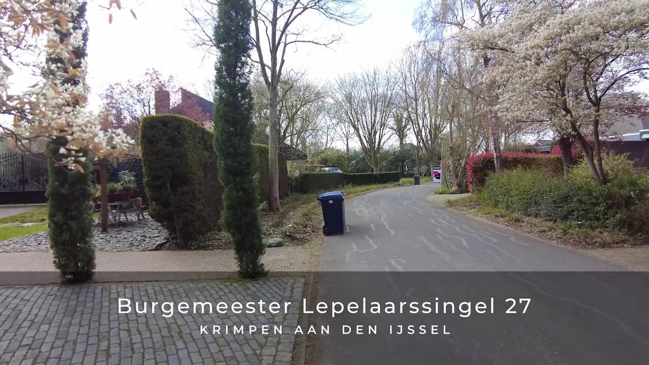 Video van Burgemeester Lepelaarssingel 27