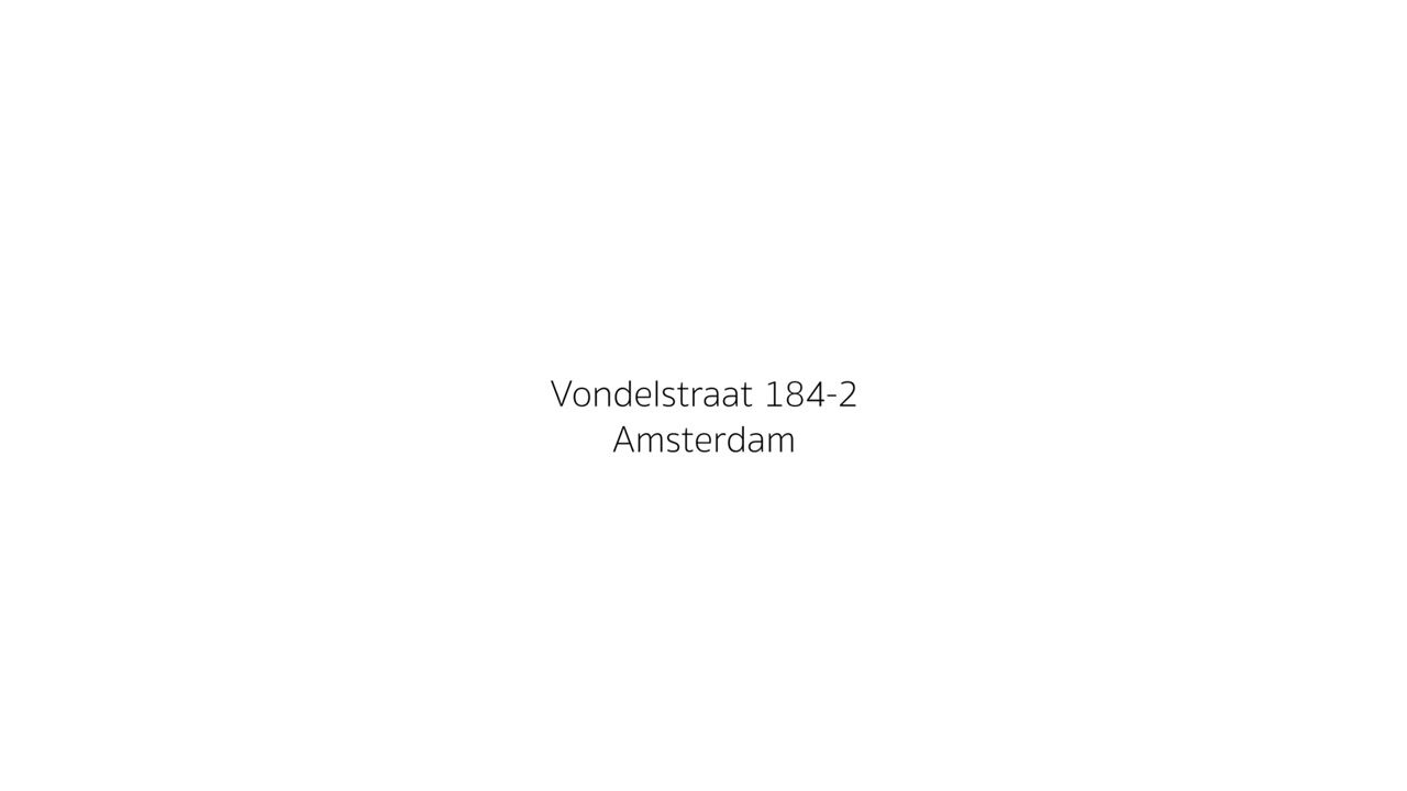 Video van Vondelstraat 184-2