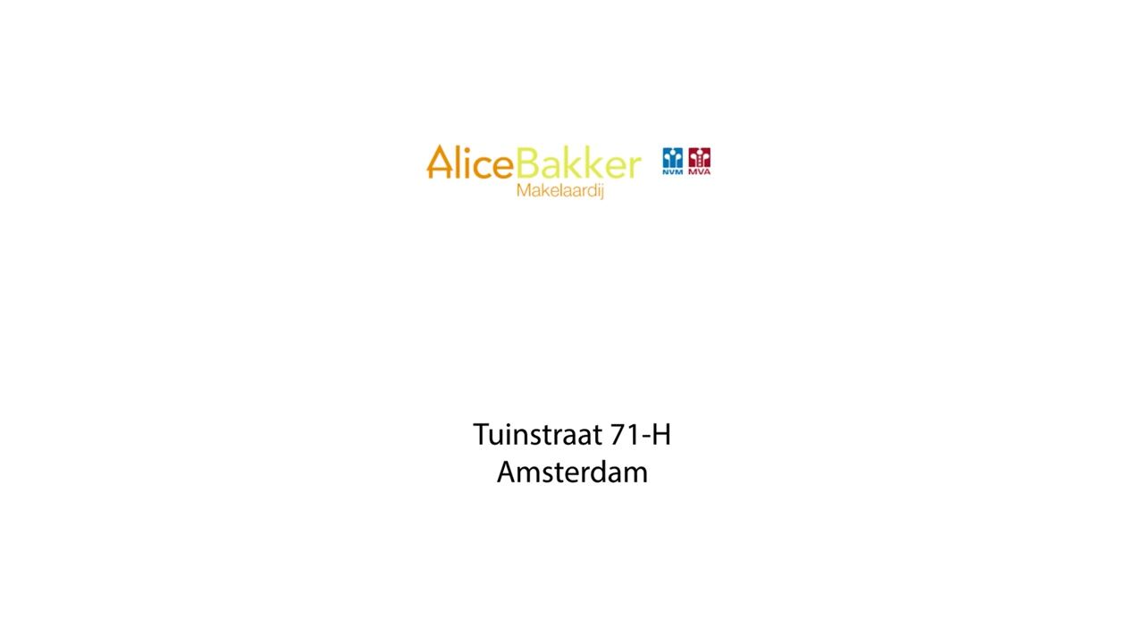 Video van Tuinstraat 71-H