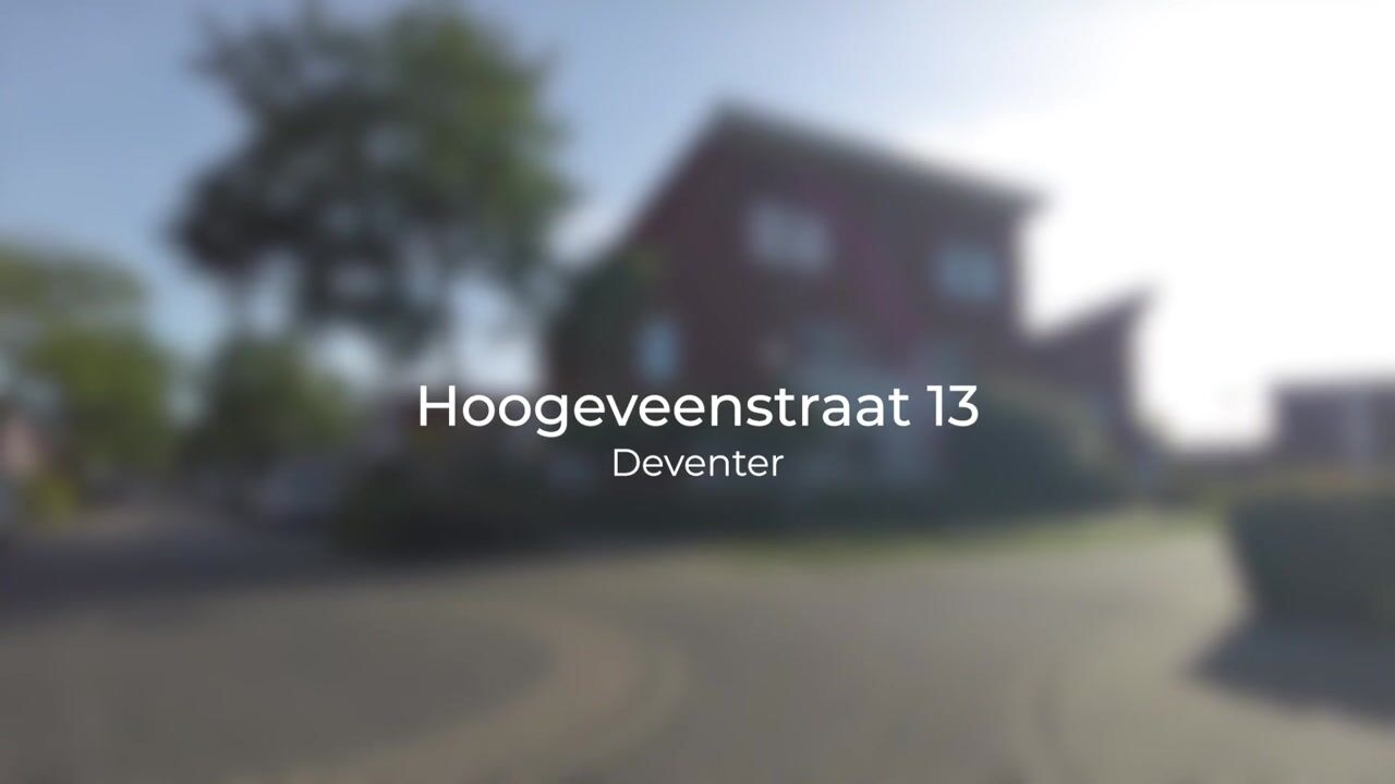 Video van Hoogeveenstraat 13