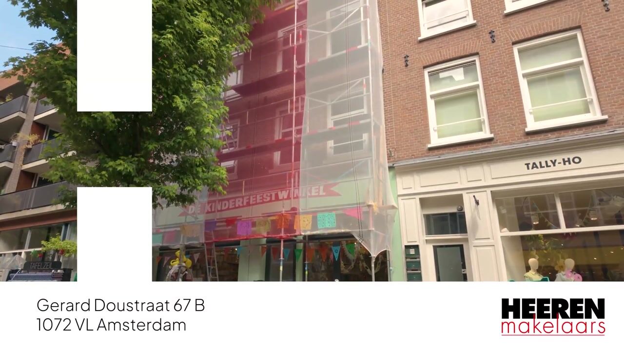 Video van Gerard Doustraat 67-B