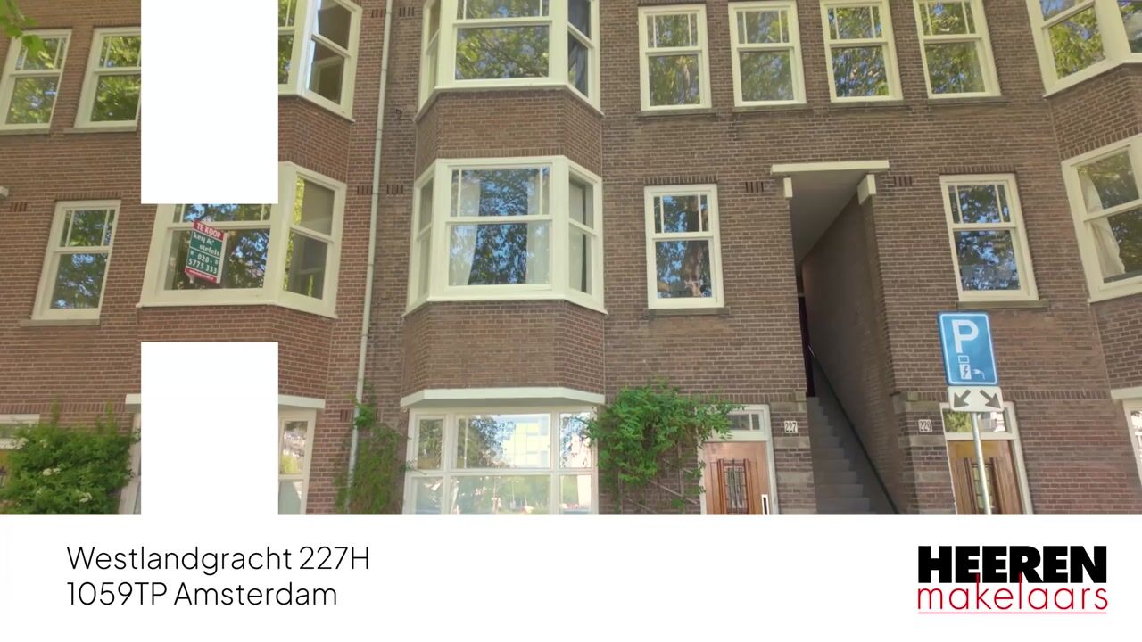 Video van Westlandgracht 227-H