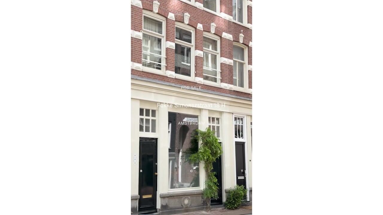 Video van Fokke Simonszstraat 18-H