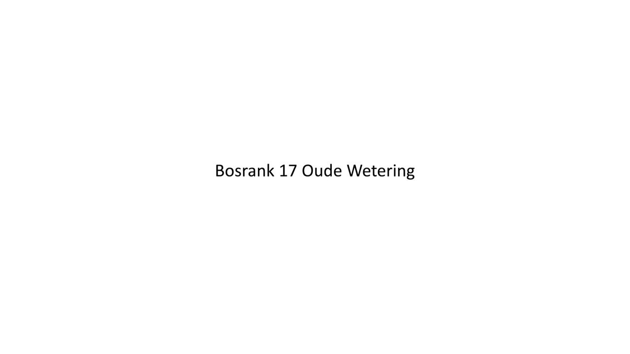 Video van Bosrank 17