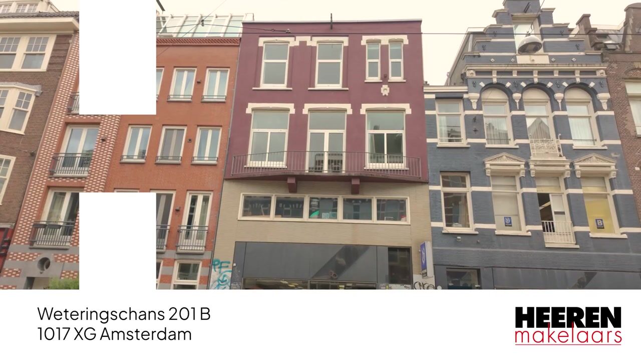 Video van Weteringschans 201-B