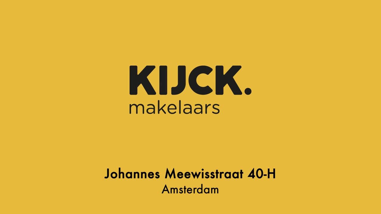 Video van Johannes Meewisstraat 40-H