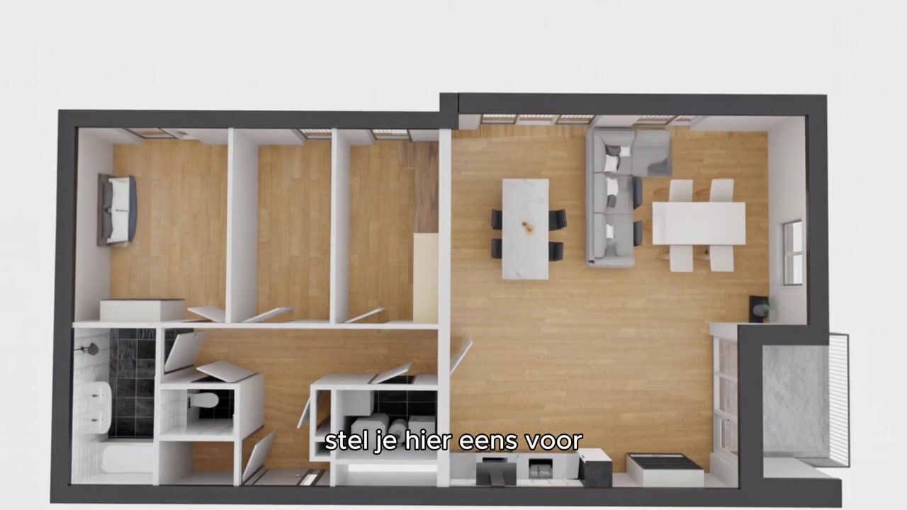 Video of Bergsestraat 4-C