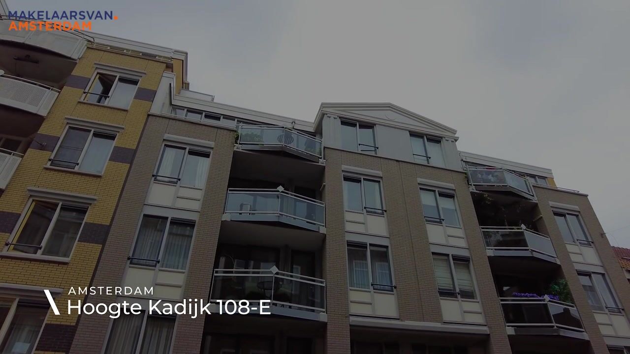 Video van Hoogte Kadijk 108-E