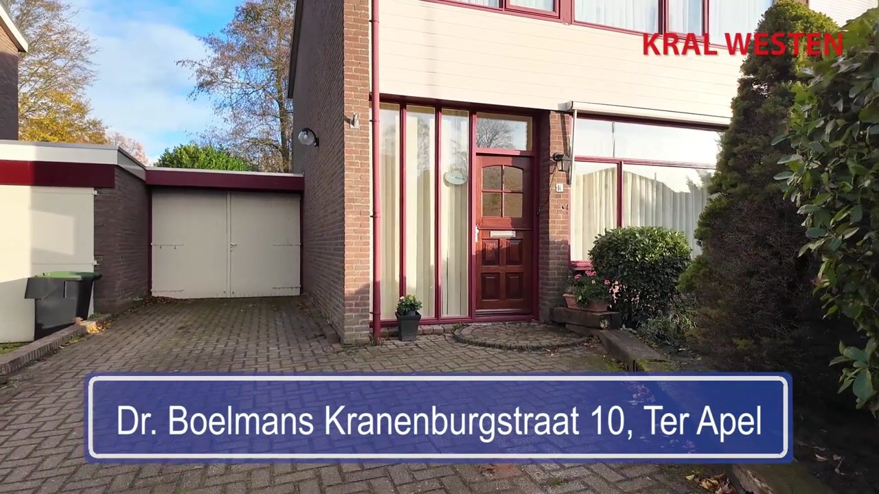Video van Dr. Boelmans Kranenburgstraat 10