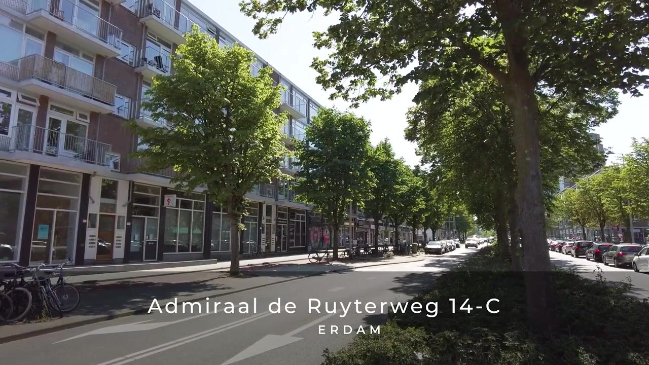 Video van Admiraal de Ruyterweg 14-C