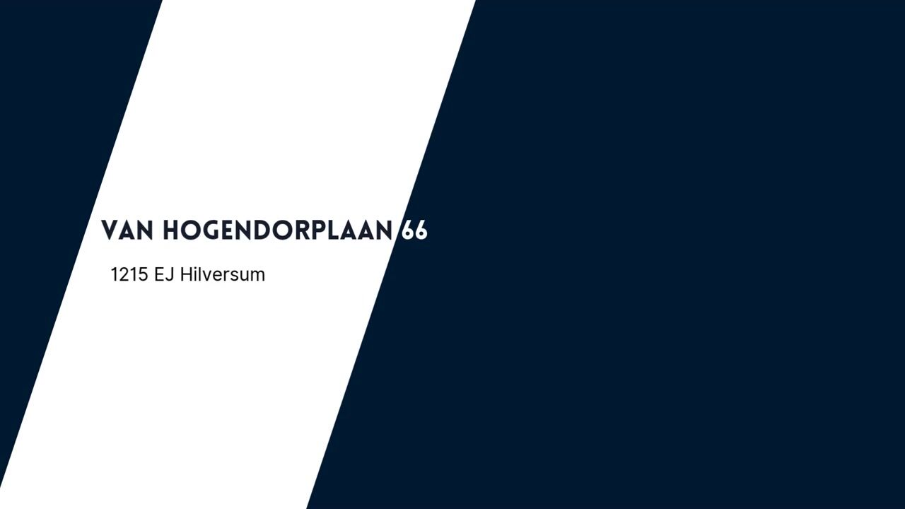 Video van Van Hogendorplaan 66