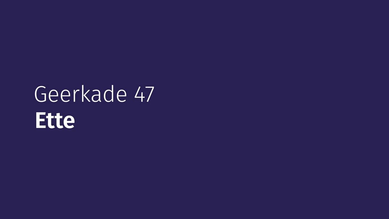 Video van Geerkade 47
