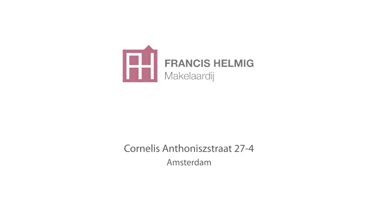 Video van Cornelis Anthoniszstraat 27-4