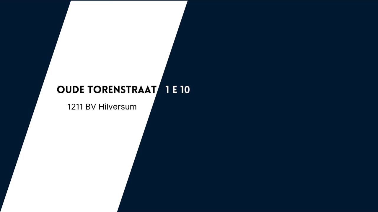 Video van Oude Torenstraat 1-E10