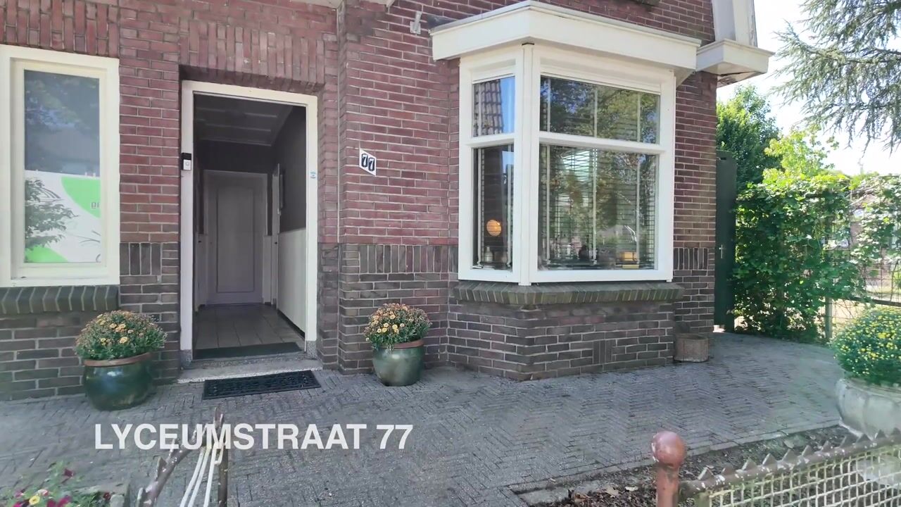 Video of Lyceumstraat 77