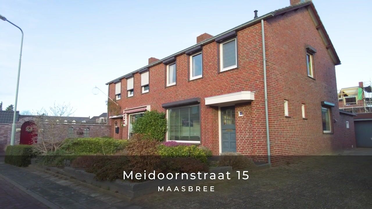 Video van Meidoornstraat 15