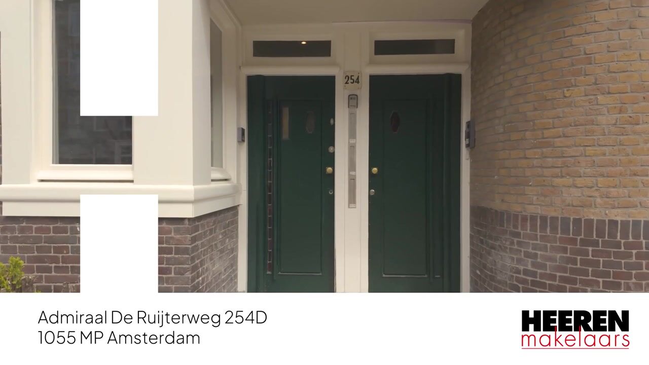 Video van Admiraal De Ruijterweg 254-D