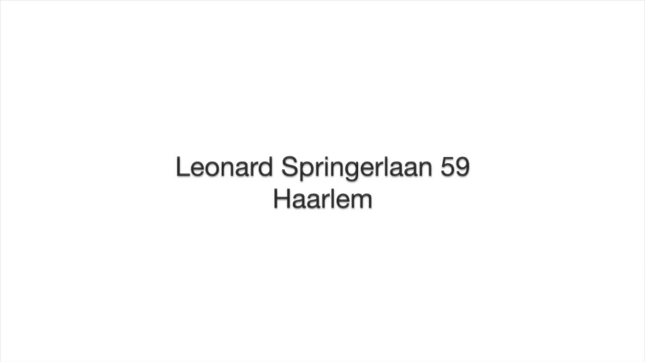 Video of Leonard Springerlaan 59