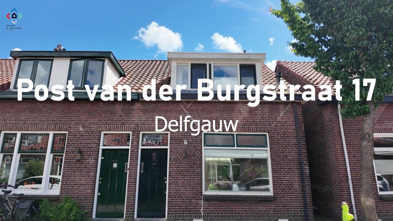 Video van Post van der Burgstraat 17