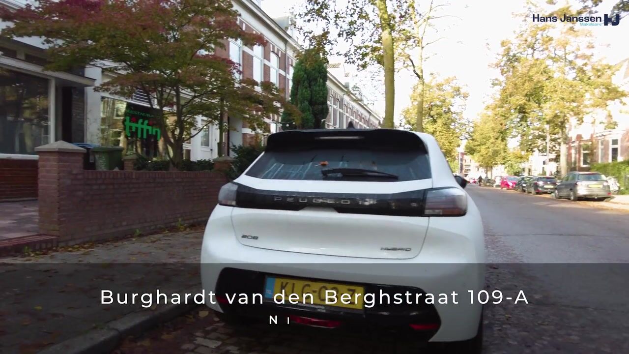 Video van Burghardt van den Berghstraat 109-A