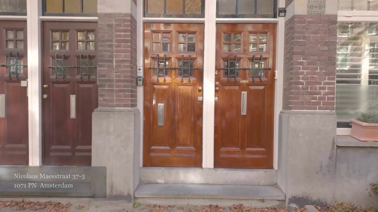 Video van Nicolaas Maesstraat 37-3