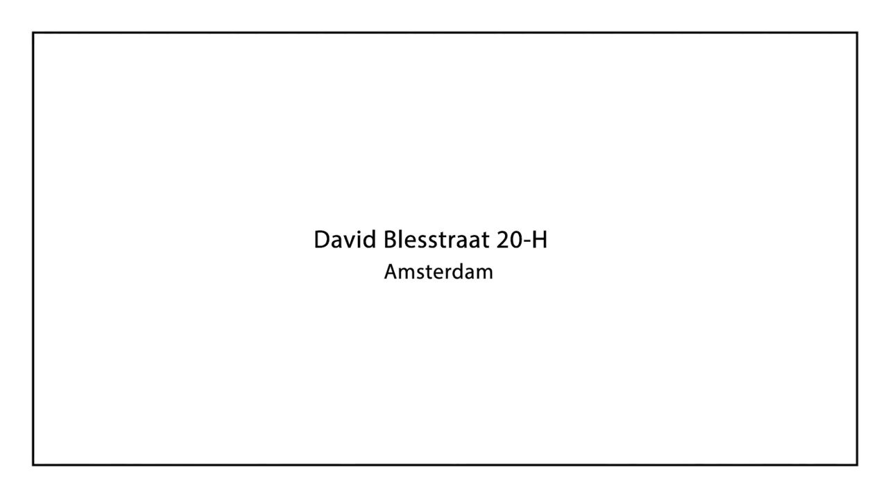 Video of David Blesstraat 20-H