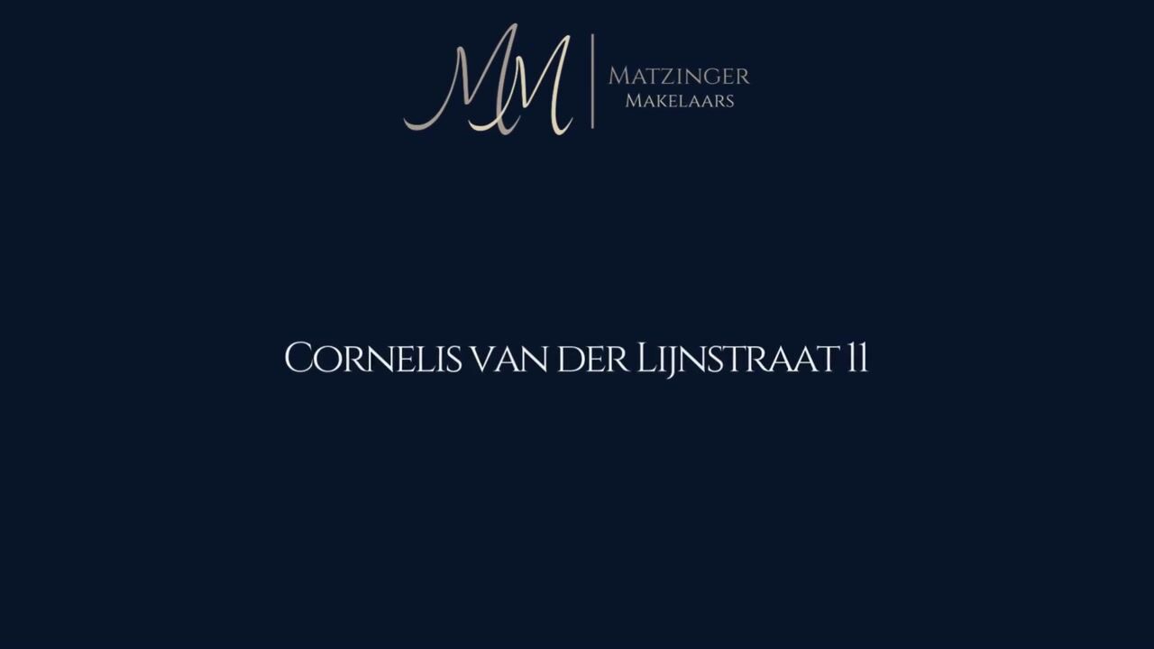 Video van Cornelis van der Lijnstraat 11