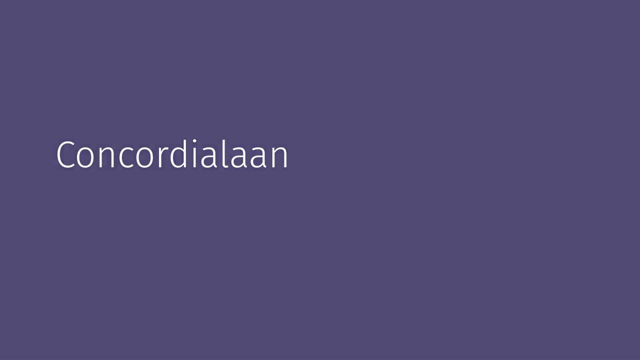 Video van Concordialaan 168