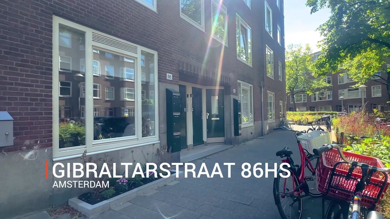 Video van Gibraltarstraat 86-H
