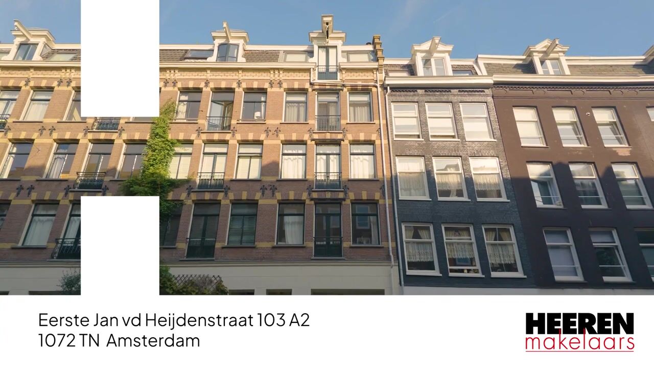 Video van Eerste Jan van der Heijdenstraat 103-A2