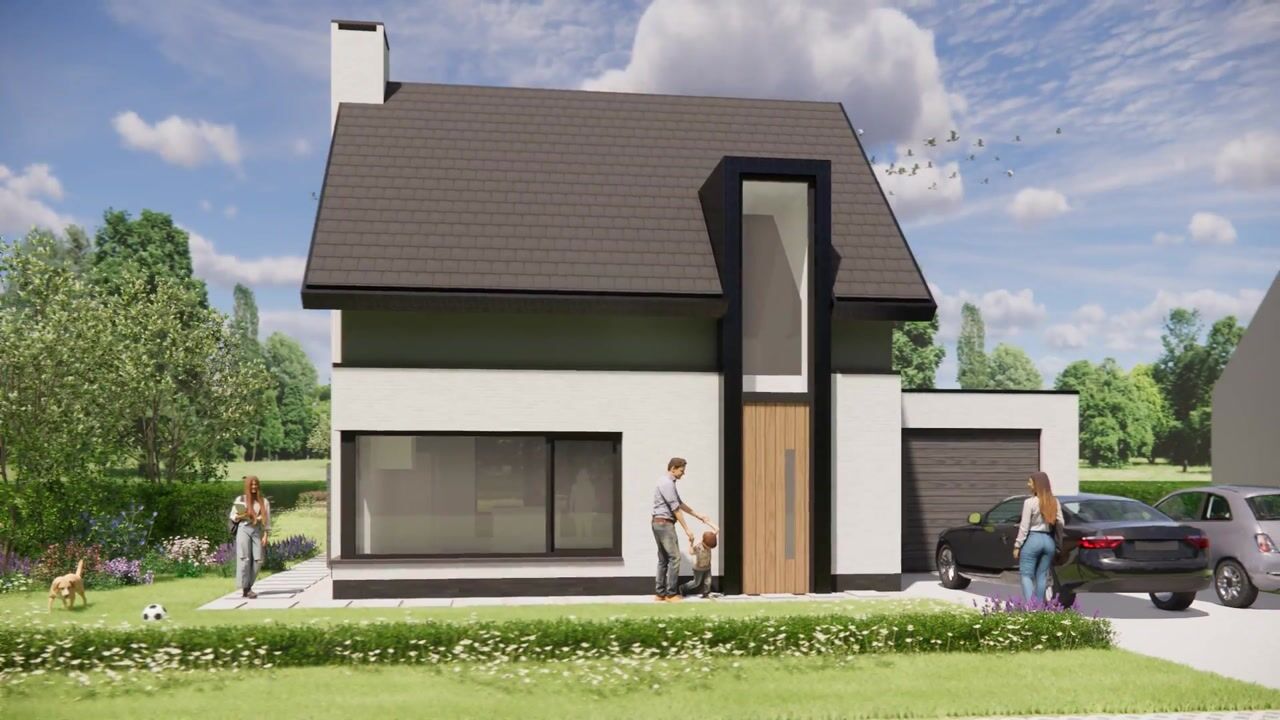 Video van Vrijstaand Modern Zadeldak Kavel (Bouwnr. 3)