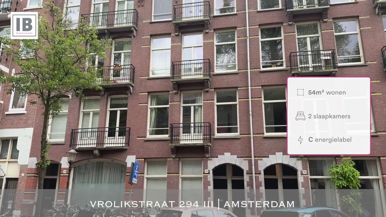 Video van Vrolikstraat 294-3