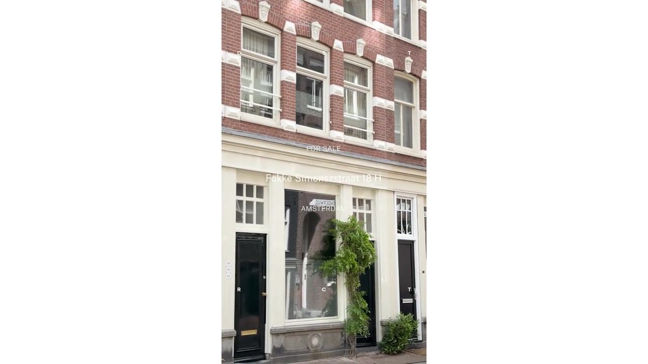 Video van Fokke Simonszstraat 18-H