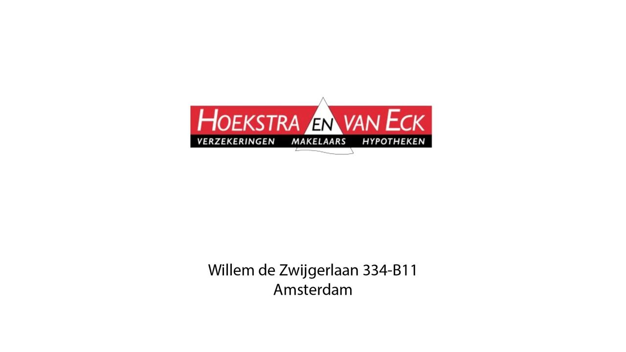 Video van Willem de Zwijgerlaan 334-B11