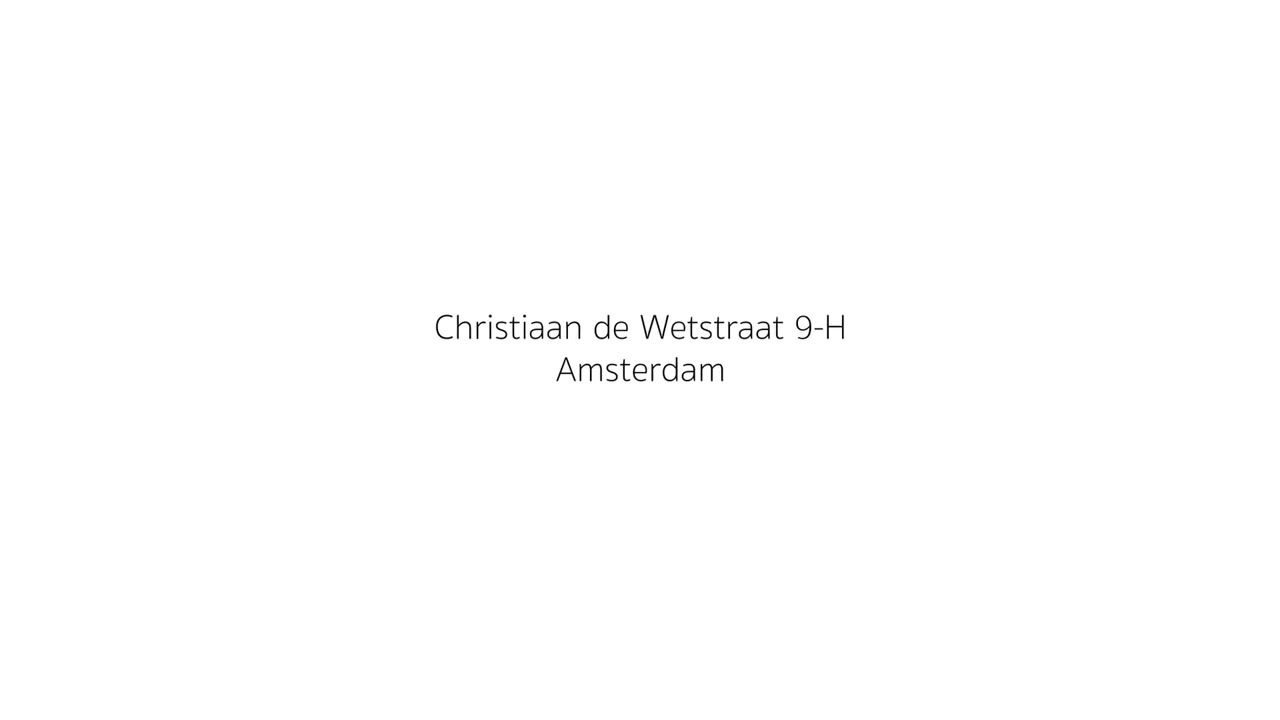 Video van Christiaan de Wetstraat 9-H