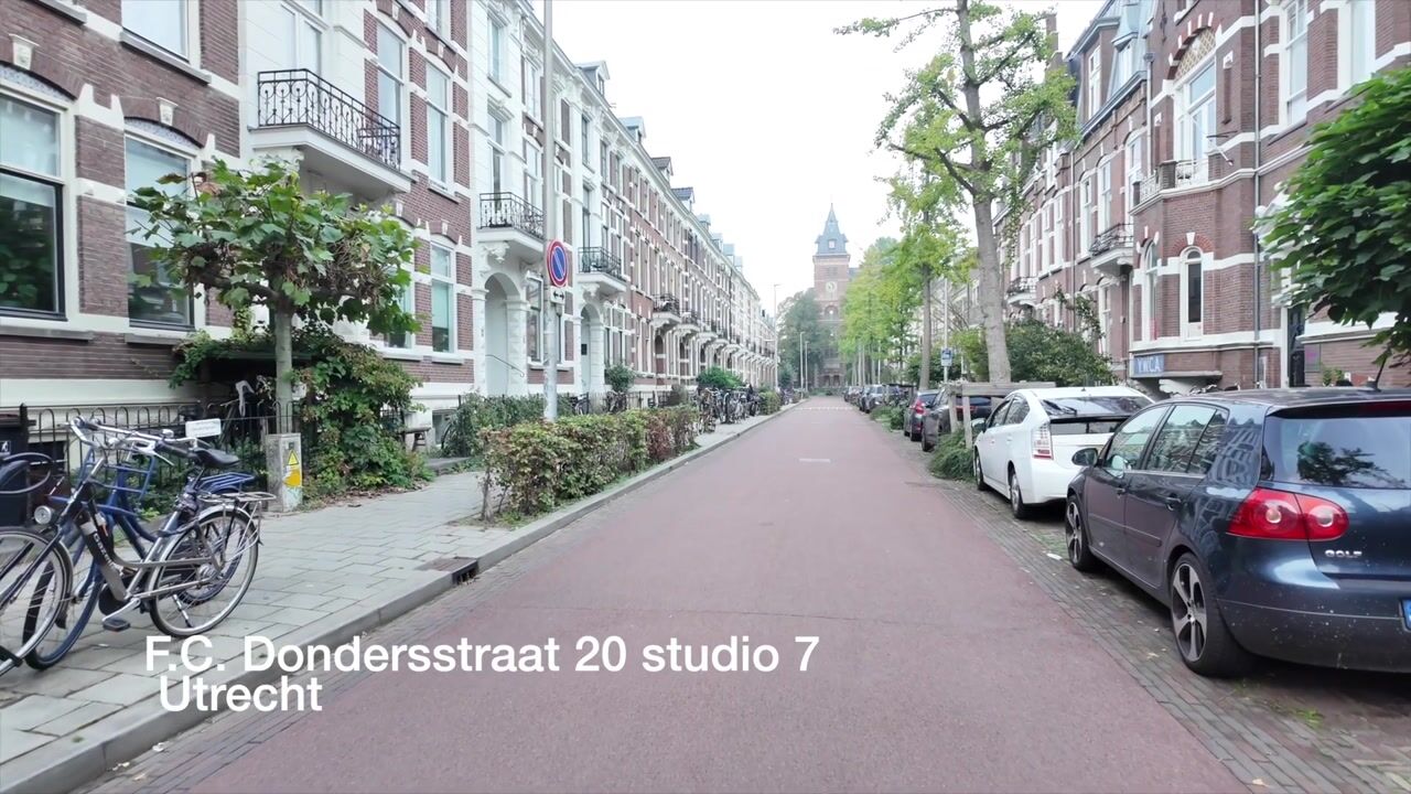 Video van F.C. Dondersstraat 20