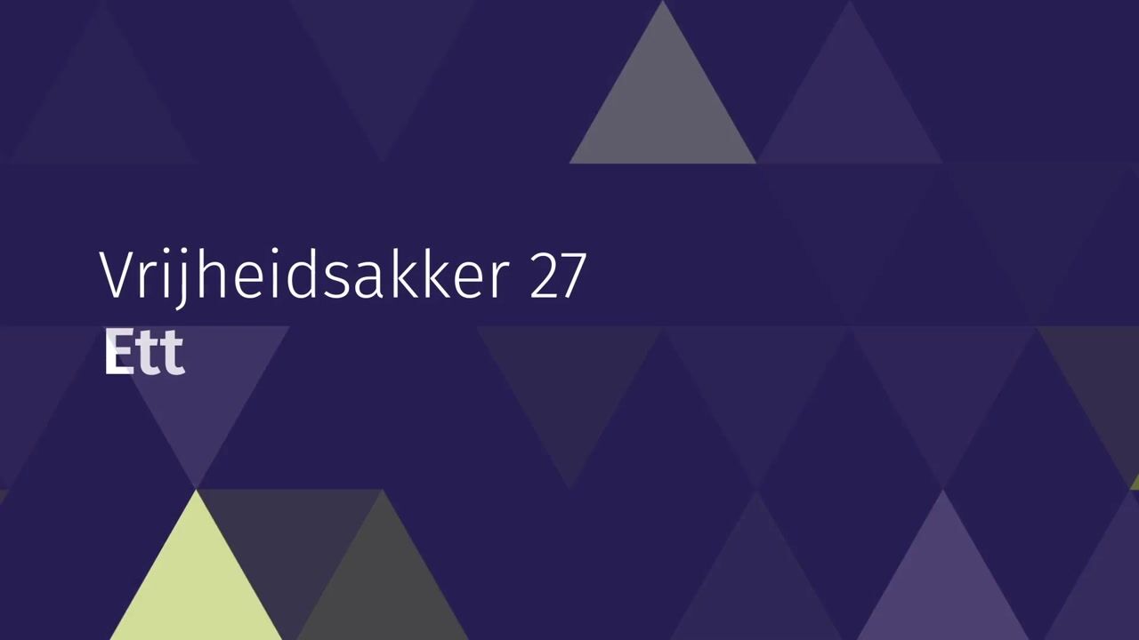 Video of Vrijheidsakker 27