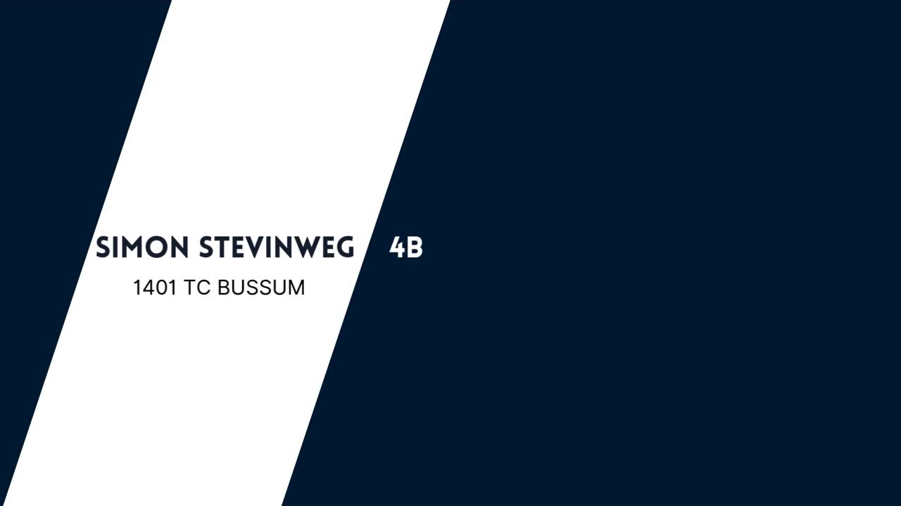 Video of Simon Stevinweg 4-B