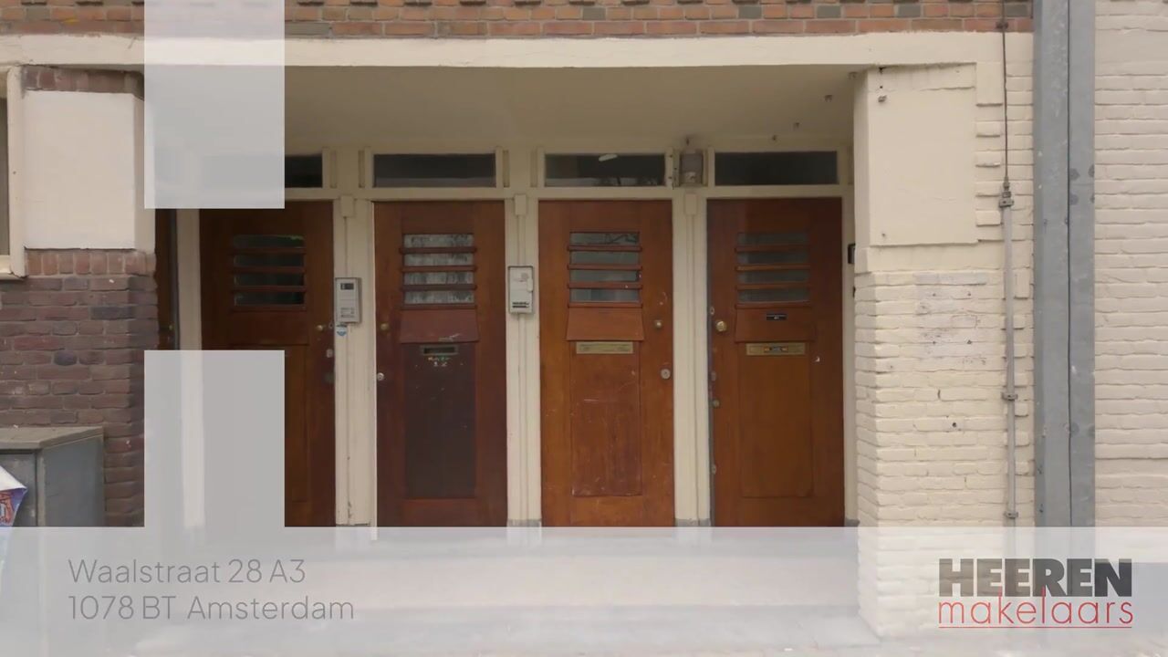 Video van Waalstraat 28-A3