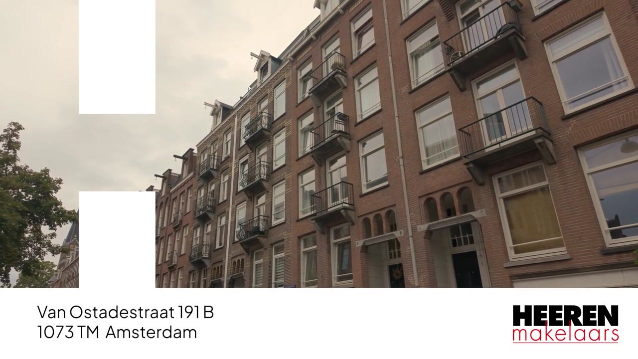 Video van Van Ostadestraat 191-B