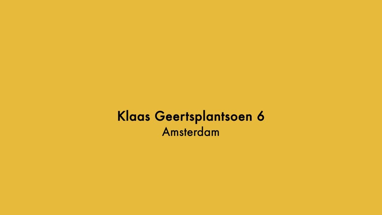 Video van Klaas Geertsplantsoen 6