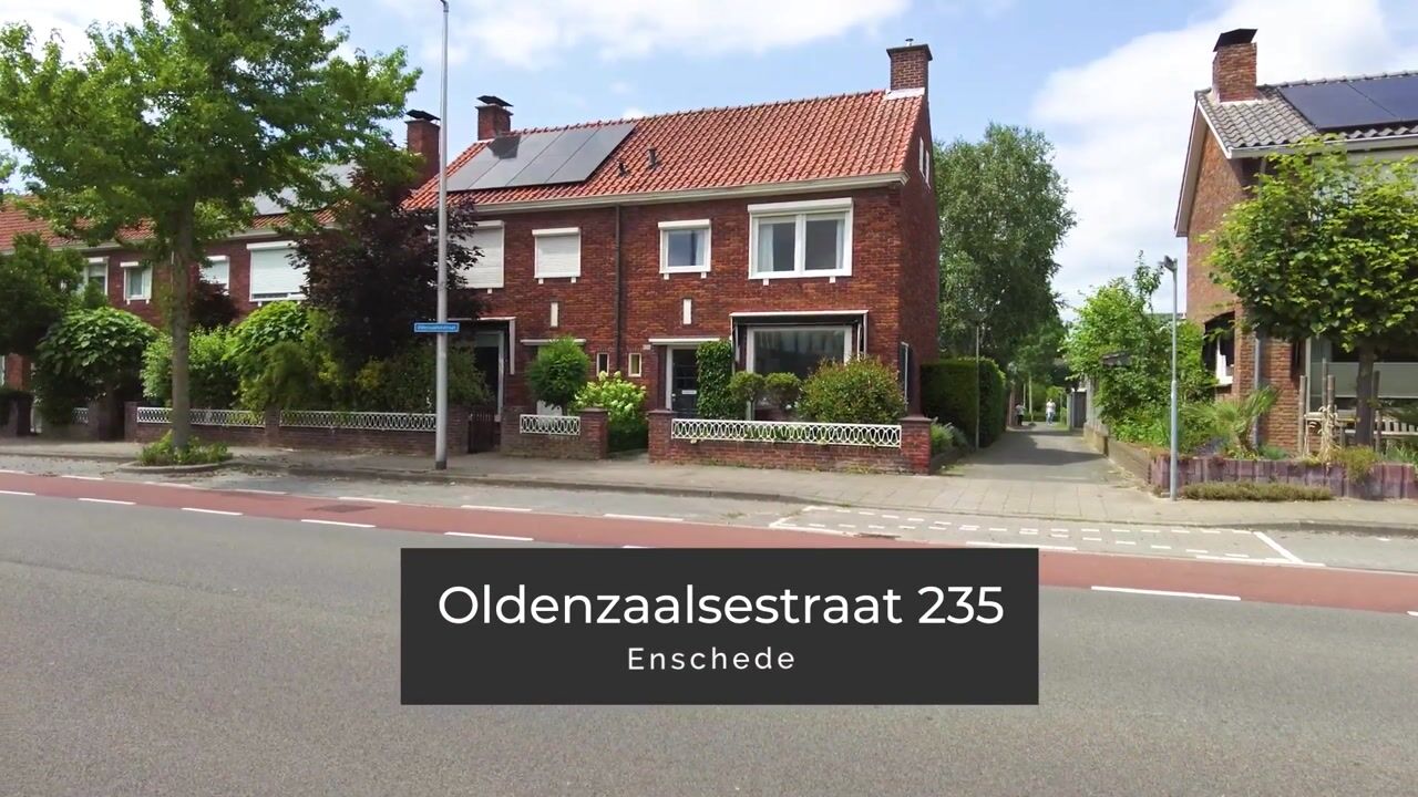 Video van Oldenzaalsestraat 235