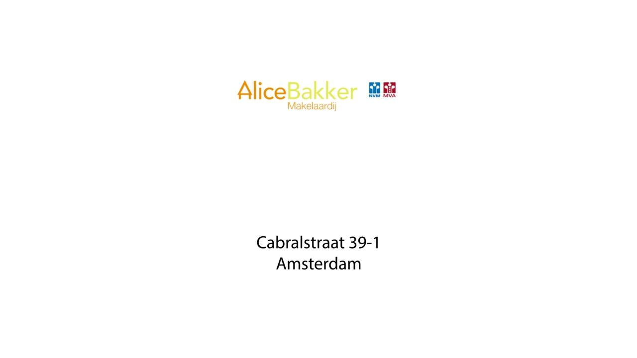 Video of Cabralstraat 39-1